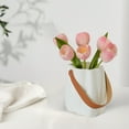 thumbnail image 1 of XGFHYJEH Vase, Flower Vase, Vase Decor, Plastic Vase, Spring Vase, Short Vase, Bouquet Vase, Flower Vases Clearance, Flower Vase Decor, Vase Decorations Clearances, Plastic Vase for Flowers, 1 of 6