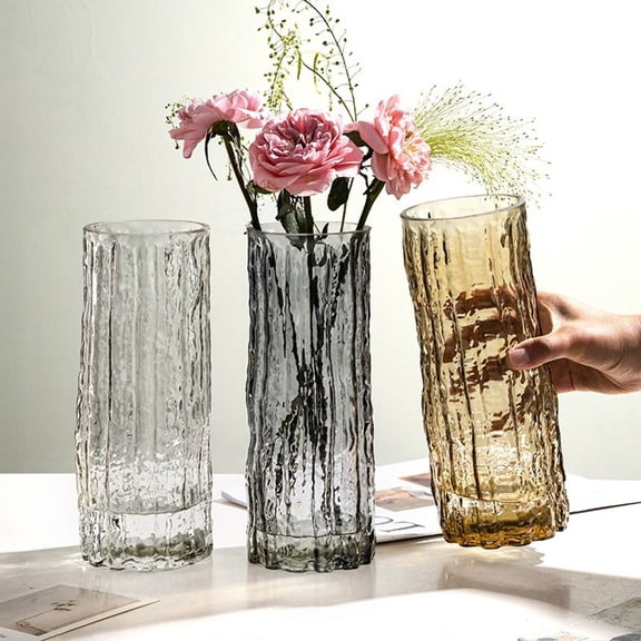XGFHYJEH Vase, Flower Vase, Vase Decor, Spring Vase, Short Vase, Bouquet Vase, Flower Vases Clearance, Flower Vase Decor, Vase Decorations Clearances, Glass Vase