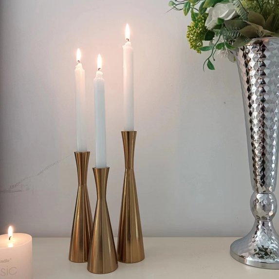 XGFHYJEH Vases for Decor, Metal Vase Small Decorative Vase for Table Centerpiece Wedding Dining Living Room Office House Decoration