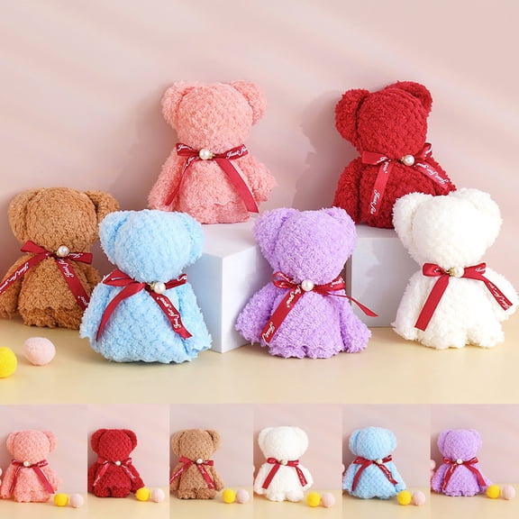 XGFHYJEH Washcloth, Face Towel, Washcloth Towels, Soft Washcloth, Small Thick Clearance Washcloth, Towel For Bath, Hand, Face, Polyester, 30*30cm , Red