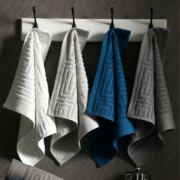 XGFHYJEH Washcloth, Face Towel, Washcloth Towels, Soft Washcloth, Small Thick Clearance Washcloth, Towel For Bath, Hand, Face, cotton, 34x34cm, Blue