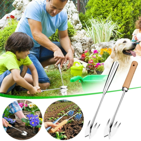 XGFHYJEH Weeder Tool, Weeder Tool for Yard, Weeder Tool Long Handle, Garden Tools Weeder, Weed Puller Tool, Garden Hoe
