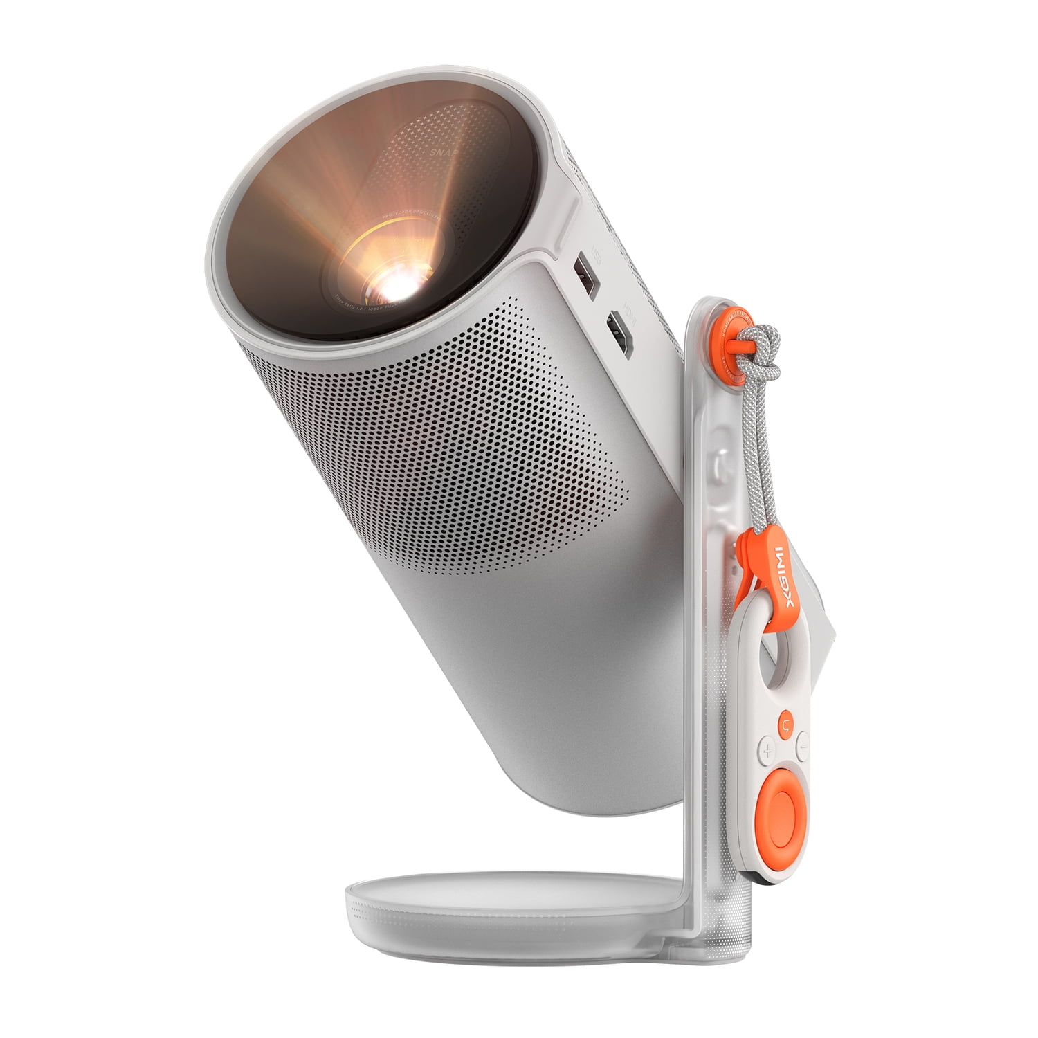 XGIMI Mogo 4 1920 x 1080 FHD Video Projector , Silver with Filter, Speakers, Ambient Light, and Google