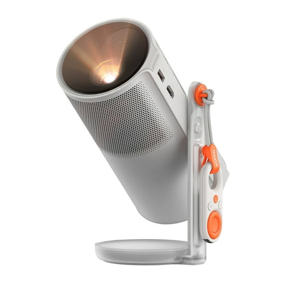 XGIMI Mogo 4 1920 x 1080 FHD Video Projector , Silver with Filter, Speakers, Ambient Light, and Google