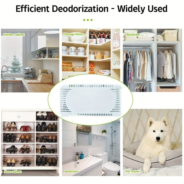 XGNGAN 6Pack Charcoal Air Purifier Deodorizer Odor Eliminator for Fridge Freezer Kitchen