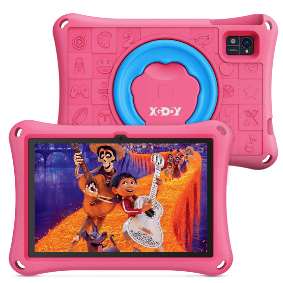 XGODY 10.1" Android 15 Tablet - 12GB RAM, Free Leather Case, 7000mAh Battery | Perfect for Kids, Seniors, Holiday Gifts (128GB + 1TB Expandable)