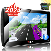 XGODY 2.5D Screen 7 inch Truck GPS Navigation for Car GPS 8GB+256 with Voice Guidance,Speed Camera Warning,Lifetime Free Map Update
