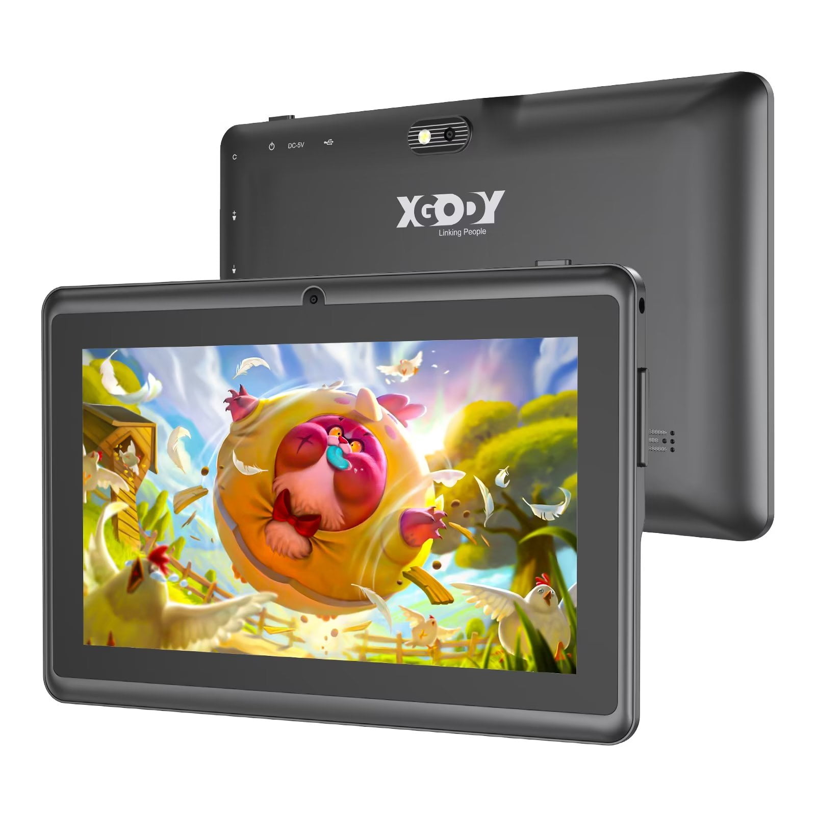 XGODY 7 Inch Kids Tablets 4GB+64GB Learning Tablet for Toddlers