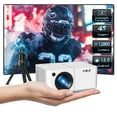 thumbnail image 1 of XGODY X2 PRO 4K Android 12 Smart Projector Native 1080P 260 ANSI, 5G WiFi 6 Bluetooth 5.0, Portable Home Theater Projector, 1 of 13