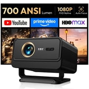 XGODY Gimbal A4 Mini Projector, Native 1080P LCD, Allwinner H726, Android 14, Auto Focus/Keystone, 8K Decoding, 90  Rotatable Gimbal, WiFi6 & BT5.4, Home Theater Projector