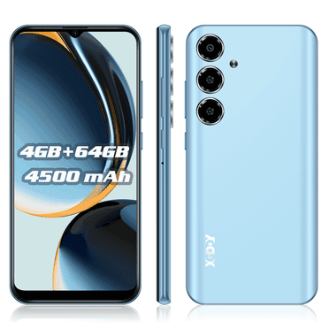 XGODY V50 4G T-mobile Unlocked Cell Phone, 64GB Android Phones,4500mAh Unlocked Smartphone,13MP&5MP, Blue