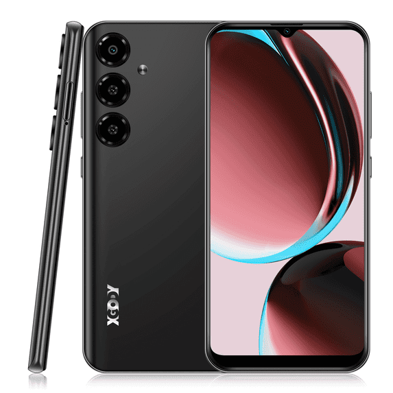 XGODY V50 T-Mobile Unlocked Android Phones, 64GB 4500mAh Smartphones, 6.52" Cell Phone,Black