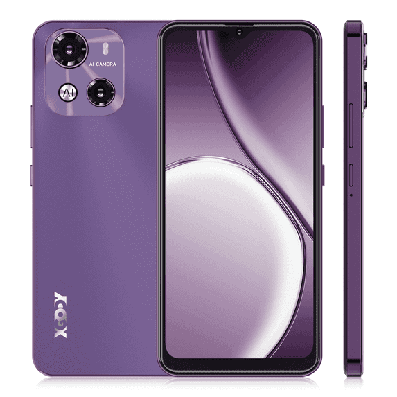 XGODY X18 4G T-Mobile Unlocked Cellphones, 16GB Unlocked Smartphone, 3750mAh Android phone, 6.5" Mobile Phone, Lavender
