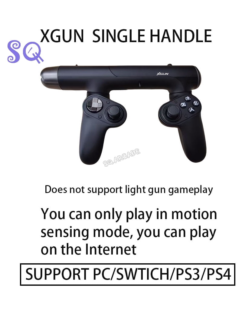 XGUN Somatosensor Gamepad Support PC PS3 PS4 Set including Shooting Handle , Dedicated Data Cable and 2.4G Receiver Gamepadsy