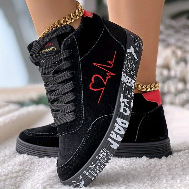 Heart shoes low top clearance