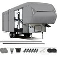 thumbnail image 1 of XGear 5th Wheel Cover RV Cover Easy Setup W Tire Covers Fits 26'-29', Grey, 1 of 7
