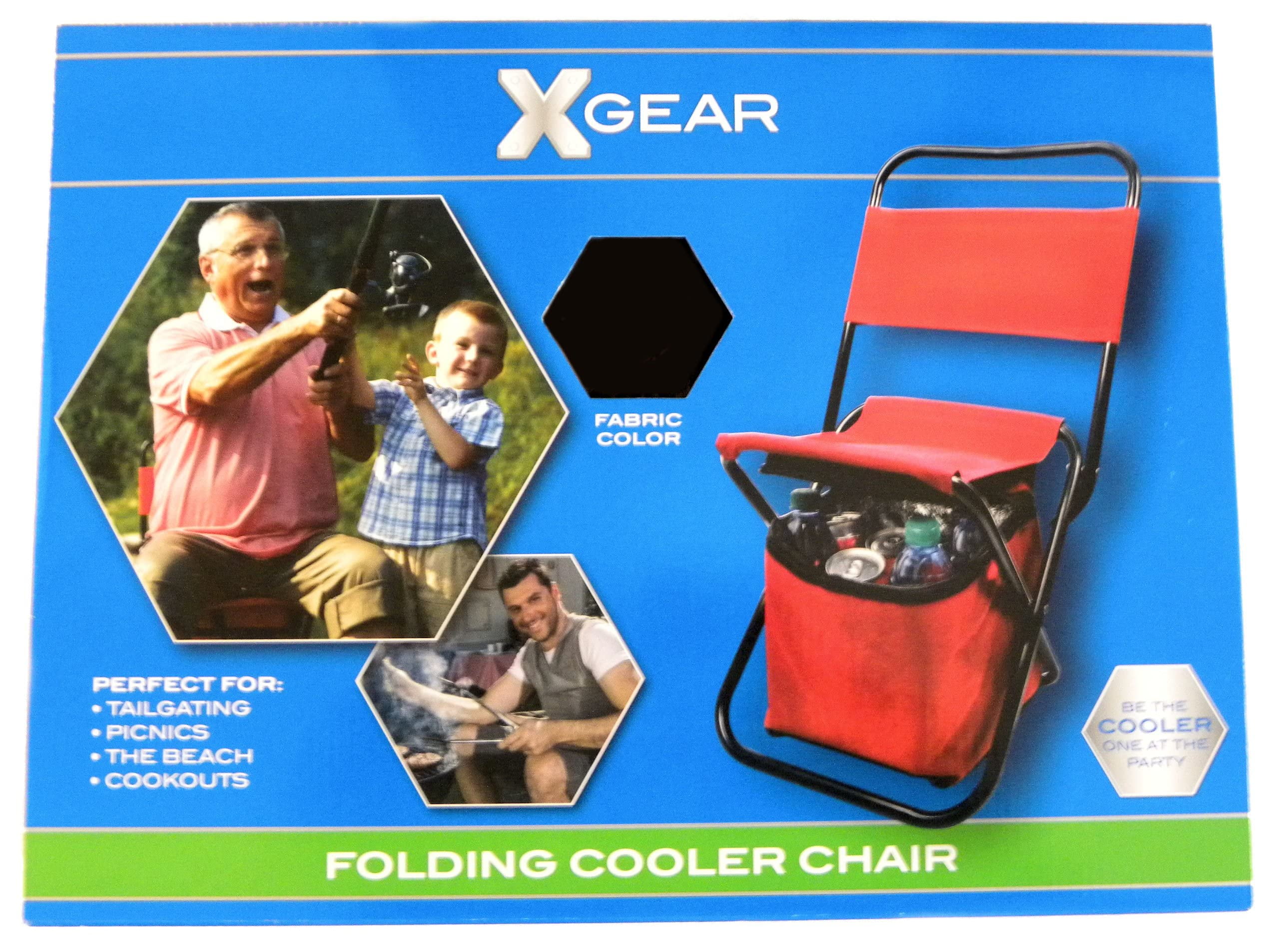 XGear Folding Cooler Chair 2in1 (Black)