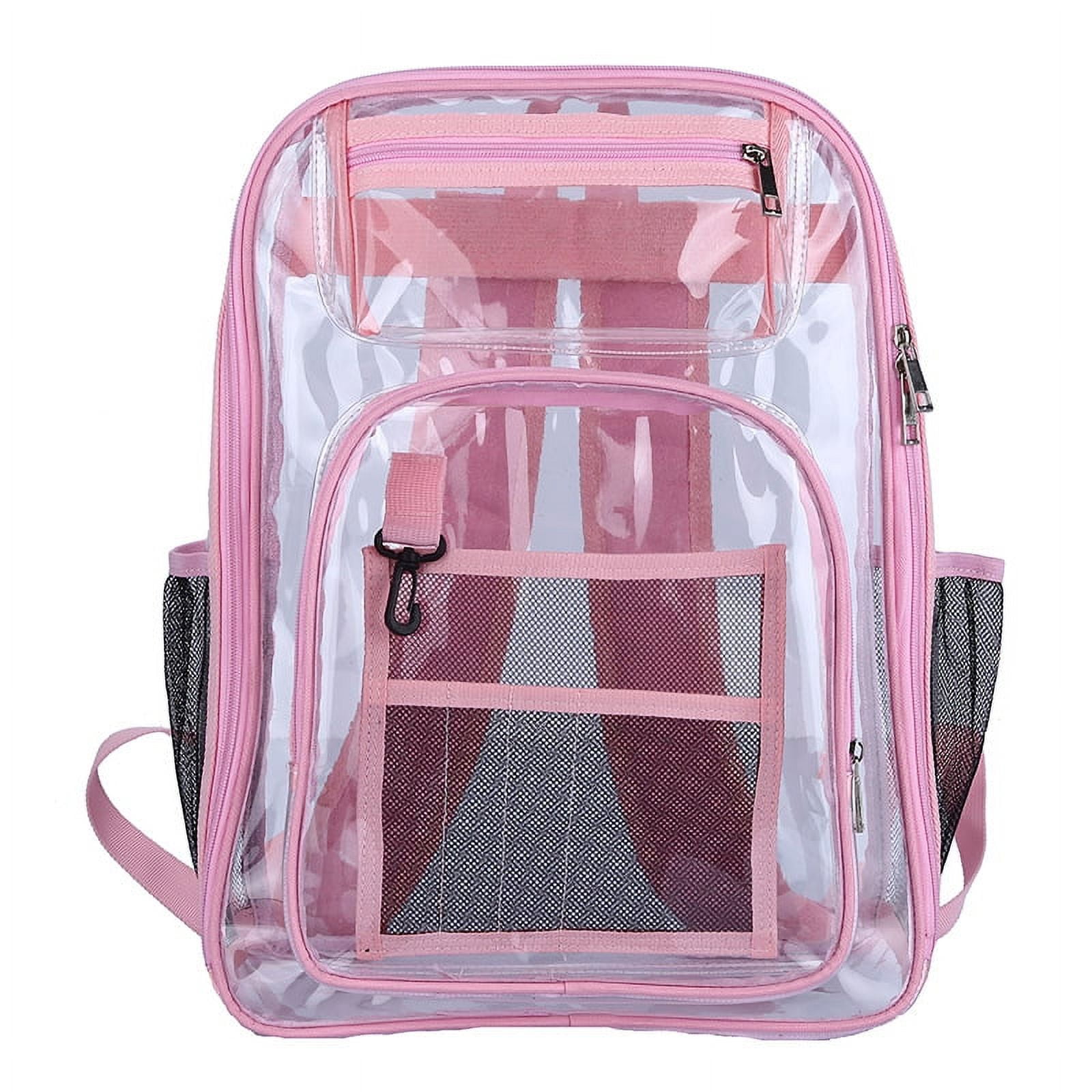 XGeek Clear TPU Backpack Transparent Travel Bookbag,Unique Design, Student DIY Doodle Bookbag, for School,Sports,Work,Security Travel,College, Adult