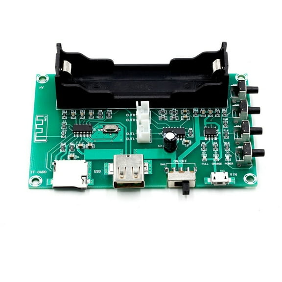 XH-A150 PAM8403 Mini Bluetooth Amplifier Audio Board 5Wx2 Lithium Battery Sing Machine USB TF-Card Dual Channel Speaker