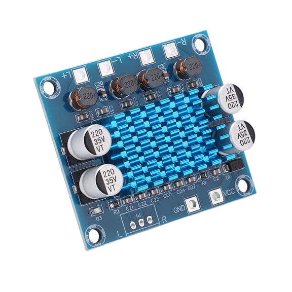 XH-A232 High Definition Digital Audio Power Amplifier Board Dual Channel 30W plus 30W Stereo Amp Module 12V 24V DC for Home DIY Sound System Speakers and Electronic Audio Projects