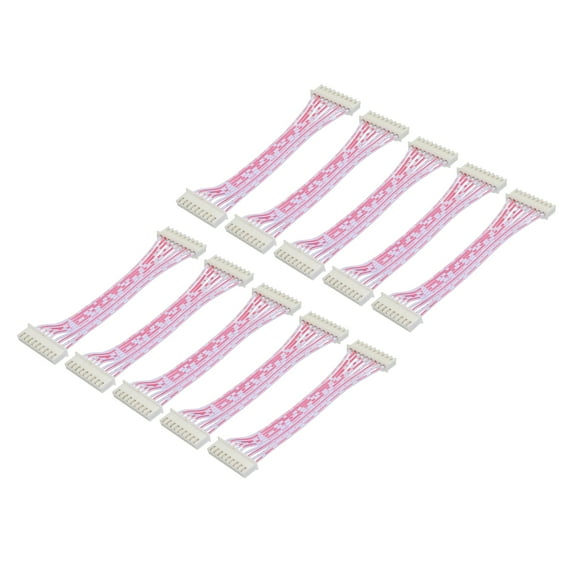 XH Connector 2.54 mm Pitch Female Adapter Cable Jumper Wire 9pin Double Head Adapter Plug Socket 10CM Long 10PCS