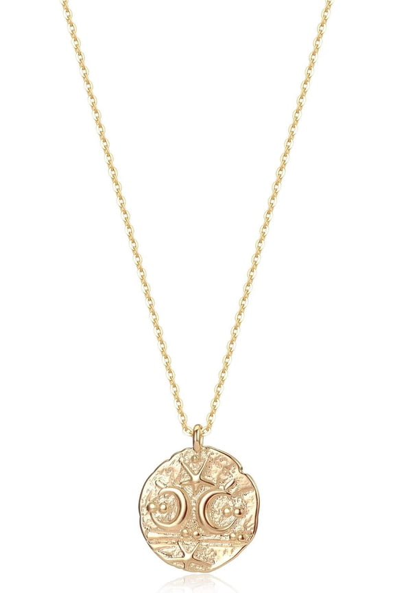 Gold Necklace for Women 14K Gold Plated Boho Beach Neckalce Charm Starfish Seahorse Conch Ocean Pendant Necklace Adjustable Chain Necklace Beach Jewelry for Women Gift