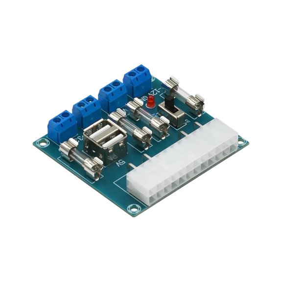 XH-M229 HU-M28 Desktop PC Chassis Power ATX Transfer to Adapter Board Supply Circuit Outlet Module 24Pin Output Terminal 24 pins
