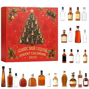 XHKUYI 2026 Classic Base Liquor Advent Calendar, A Daily Tasting Journey Through theunlocking the world Flavors of Whiskey, 2026 Holiday Gift for Whiskey Enthusiasts and Collectors