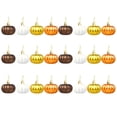 thumbnail image 1 of XHKUYI 24 PCS Fall Pumpkin Hanging Ornaments 2.12 inches, Halloween Mini Pumpkin Hanging Balls, Pumpkin Hanging Tree Ornaments for Halloween Thanksgiving Harvest Party Home Decor, 1 of 7