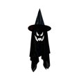thumbnail image 1 of XHKUYI Halloween Hanging Ghost Decoration 39.3 inch, Glowing White Fabric Ghost with Witch Hat, Spooky Floating Ghost Decor for Halloween Home, Garden, Tree, Yard, Party, 1 of 9