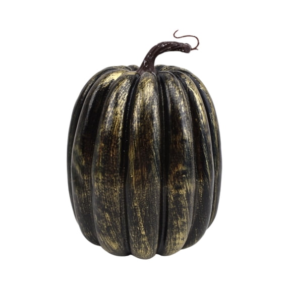 XHKUYI Large Artificial Pumpkins 10.24 inches, Realistic Decorative Pumpkins with Stems, Faux Pumpkins for Autumn Harvest Thanksgiving Home Kitchen Table Centerpieces Decor