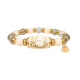 thumbnail image 1 of XHKUYI XHKUYI Halloween Ghost Beaded Bracelet, Stretchable Adjustable Bead Bracelet with Ghost Charm, Spooky Season Jewelry for Women Kids, Fall Jewelry Gift, 1 of 8