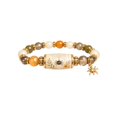 thumbnail image 1 of XHKUYI XHKUYI Halloween Spider Beaded Bracelet, Stretchable Adjustable Bead Bracelet with Spider Charm, Spooky Season Jewelry for Women Kids, Fall Jewelry Gift, 1 of 8