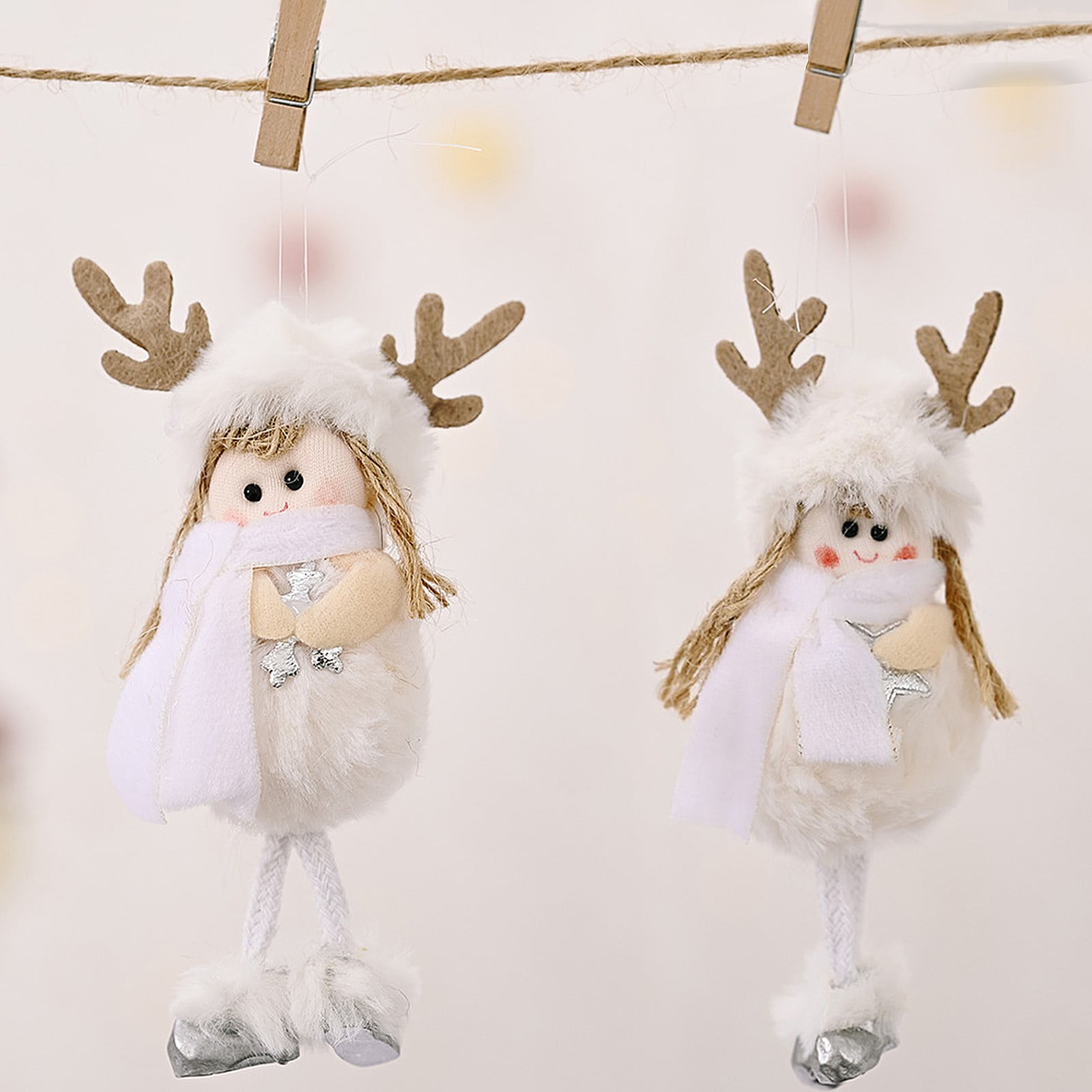 XHLQCBL Clearance Sales Inflatable Yard Decorations Favourable Christmas Plush Angel Child Cute Doll Gift Christmas Tree Pendant