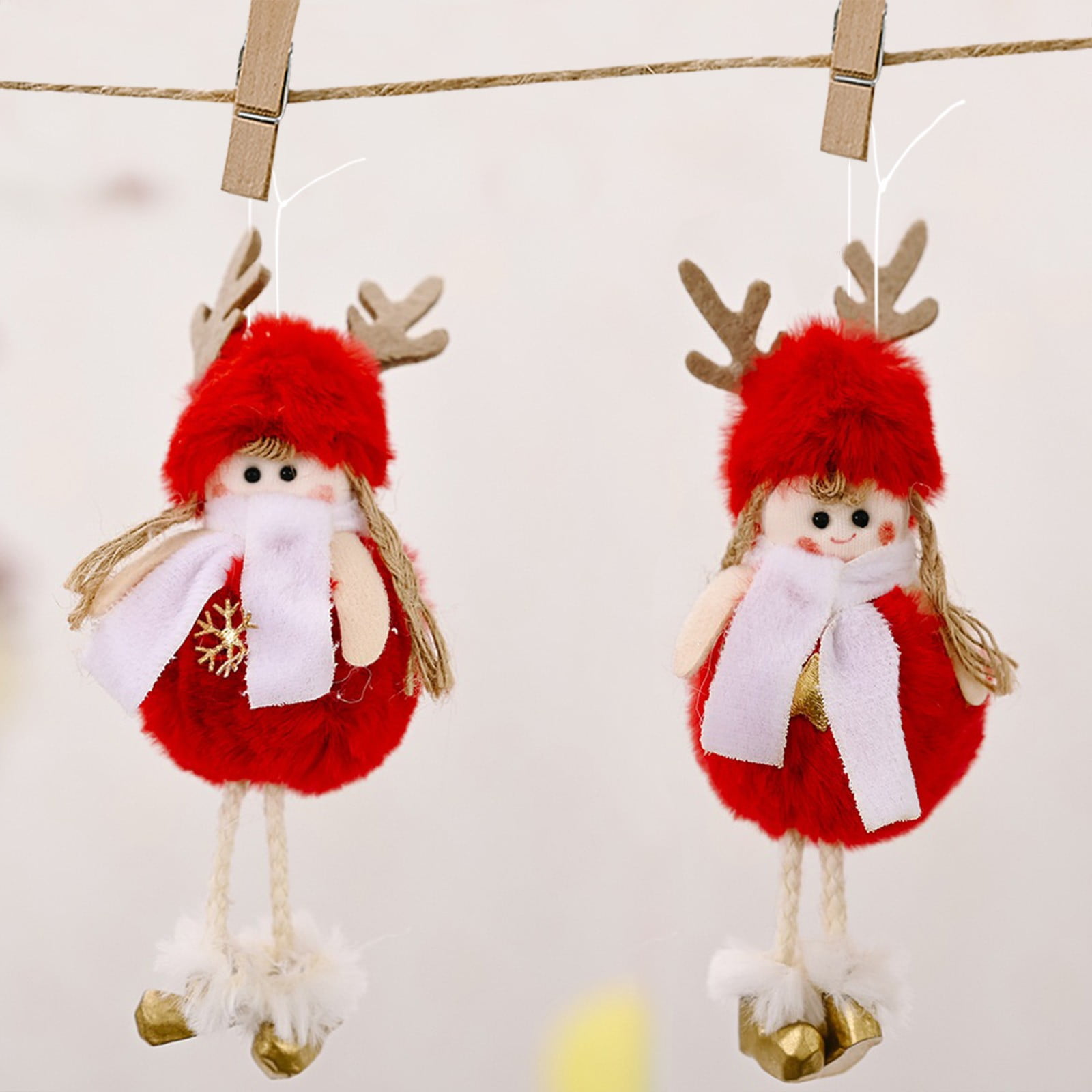 XHLQCBL Clearance Sales Inflatable Yard Decorations Favourable Christmas Plush Angel Child Cute Doll Gift Christmas Tree Pendant