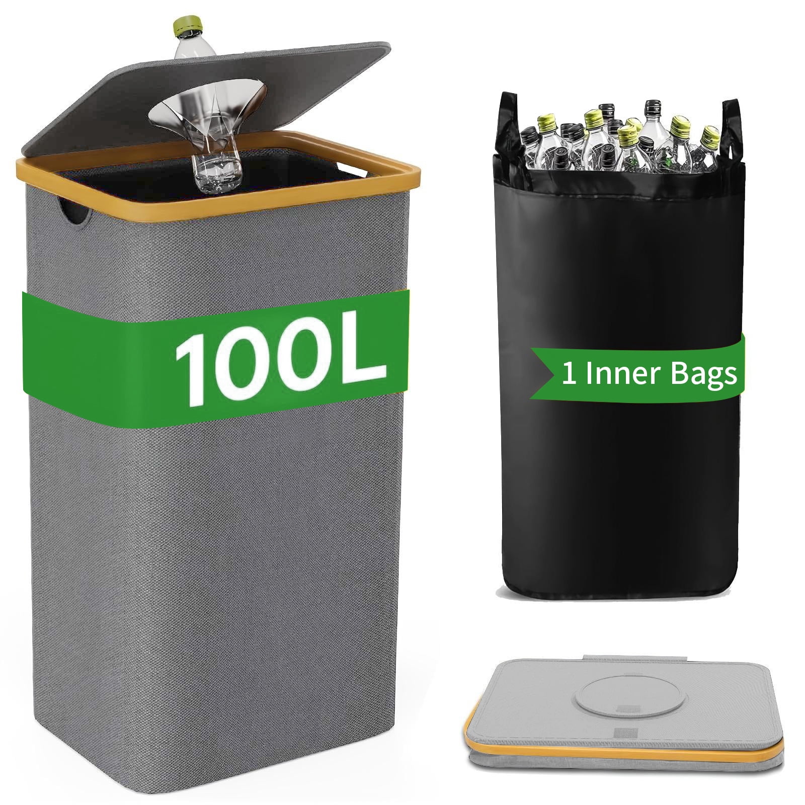 Sample Collection Buckets XHSGX 26-Gallon Household Collection Bucket with Detachable Reusable ...