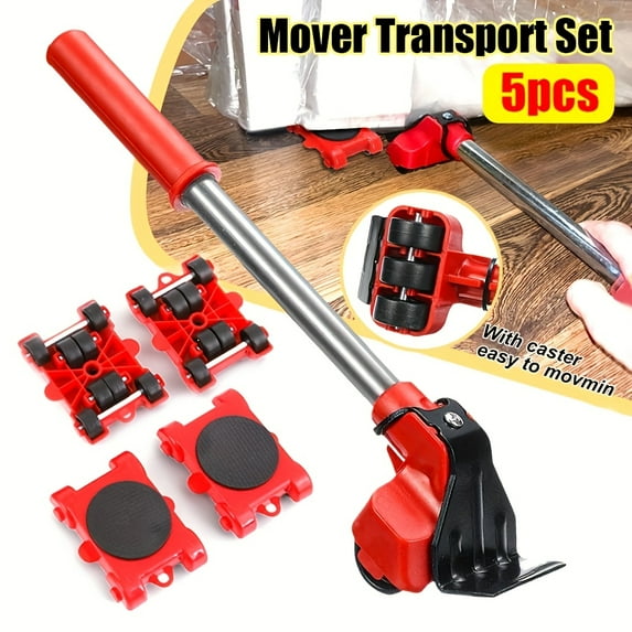 XHSGX Heavy-Duty Moving Kit, Furniture Lifters, Furniture Slide Tracks, Heavy Duty Moving Tools, Castor Base for Large Items, Easy Redesign and Rearrange Living Space Sofa