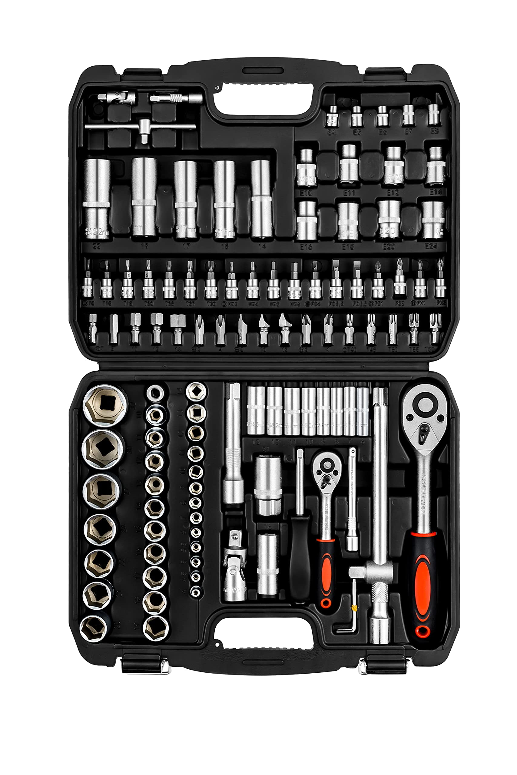 XHTT Mechanics Tools Kit,108-Piece 1/4