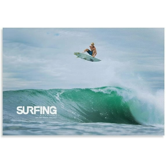 XHUOPSKQM John John Florence Poster Surfing Art Posters Room Aesthetics Poster Printing Art Wall Painting 16x24inch(40x60cm)