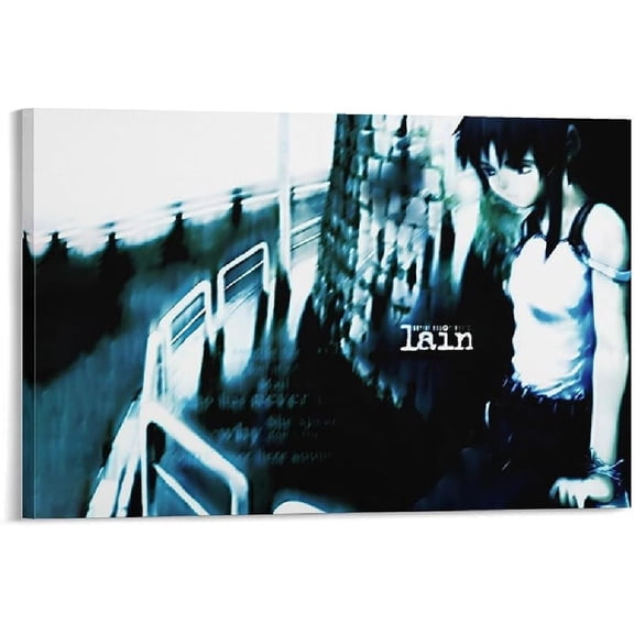 XHUOPSKQM Serial Experiments Lain Anime Canvas Poster (14) Home Decoration Poster Room Aesthetics 08x12inch(20x30cm)