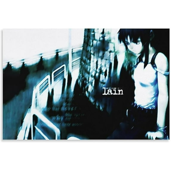 XHUOPSKQM Serial Experiments Lain Anime Canvas Poster (14) Home Decoration Poster Room Aesthetics 08x12inch(20x30cm)