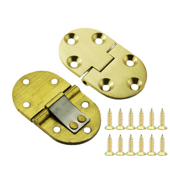 XHWshop 2Set Flap Hinge Spring 90Foldable Multifunctional Positionable Flip Top Hinges