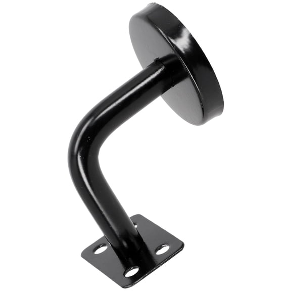 XHWshop 60mm/80mm Stair Handrail Brackets Black Stair Handrail Rack Bannister Wall Support Hand Rail Balustrade Strong Home Hardware Kit