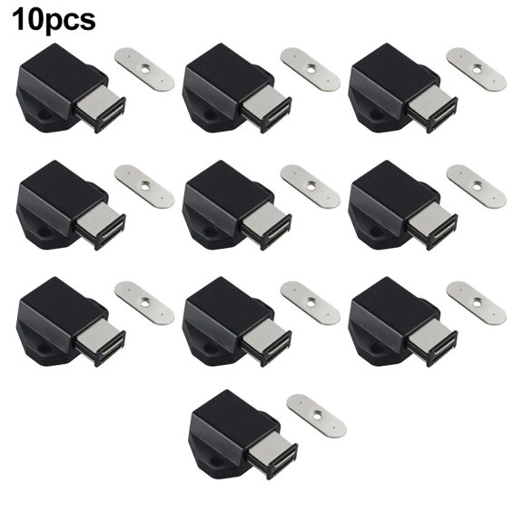 XHWshop Cabinet Door Catches Soft Close Stopper Magnetic Push To Open Damper Buffer Automatic Lock Spring Switch Snap For Furniture