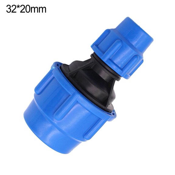 XHWshop Corrosion Resistant Blue PE Quick Connect Pipe Fittings for Irrigation System