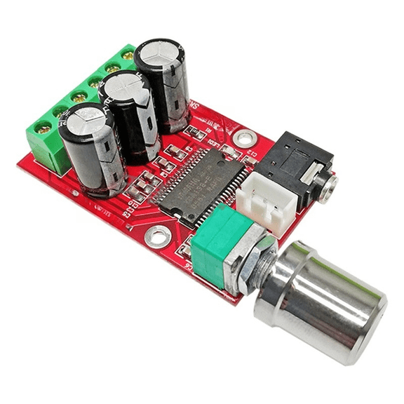 XHWshop Digital Audio Board 2CH 12W Audio Module DC12V with Dual Channel Output