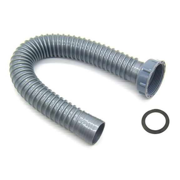 XHWshop Kitchen Sink Drain Pipe Garbage Disposal Drain Hose Drainage Plastic Hose Washing Basin Elastic Connecting Pipe Anti-blocking