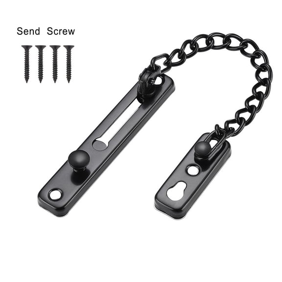 XHWshop Lock Chain Door Chain Anti Theft Door Chain Door Latch For Cabinets Closets Guard Pin Security Chain Hardware Accessories