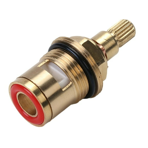 XHWshop New Practical Tap Valve Faucet Valve Copper Cartridge Ceramic Disc Gland Kitchen Replacement Sinks Quarter Turn