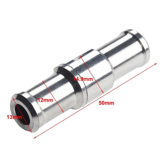 XHWshop Non-return Valve 6-12mm Inline Way Non-return Check Valve Auminium Fuel Wateror For Carburettor And Low Pressure Fuel